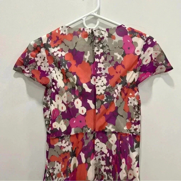 FENN WRIGHT MANSON PETITE GATHERED FRONT DRES size 10 - Picture 5 of 13